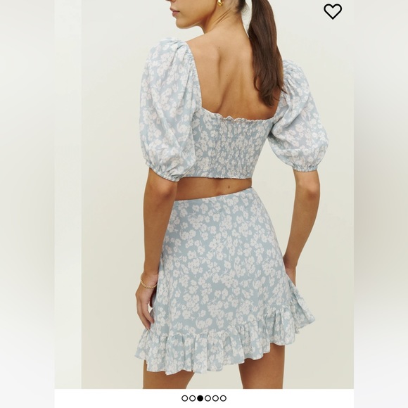 NWT Reformation SOFIE SINEAD FLORAL 2 PIECE SET Size 4 - Picture 3 of 11